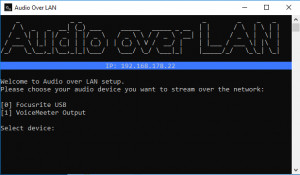 Audio Over LAN - náhled