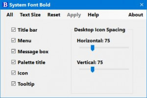 System Font Bold - náhled