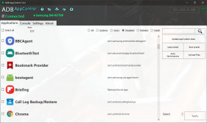 ADB AppControl - náhled
