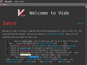 Vieb - náhled