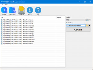 Batch Audio Converter - náhled