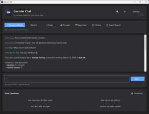 Garmin Chat Desktop - náhled