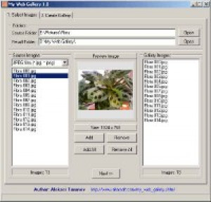 My Web Gallery - náhled