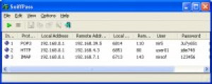 SniffPass - náhled