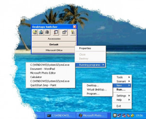 Virtual Desktop Toolbox - náhled