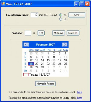 Date on Taskbar - náhled