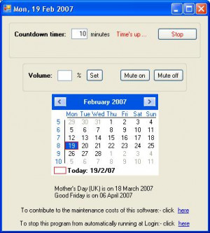 Date on Taskbar - náhled