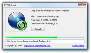 TMS FTP Uploader - náhled