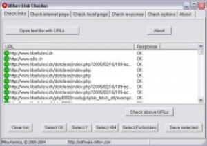 Mihov Link Checker - náhled