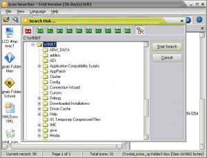 Icon Searcher - náhled