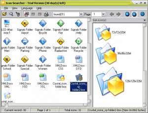Icon Searcher - náhled