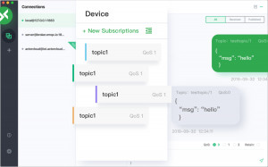 MQTT X - náhled