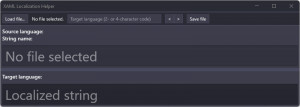 XAML Localization Helper - náhled