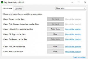 Easy Gamer Utility - náhled
