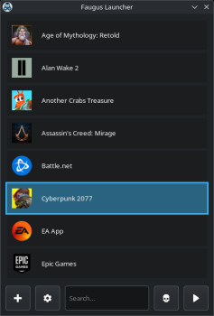 Faugus Launcher - náhled