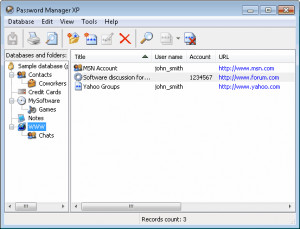 Password Manager XP - náhled