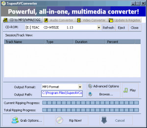 SuperAVConverter - náhled