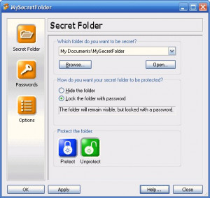 MySecretFolder - náhled