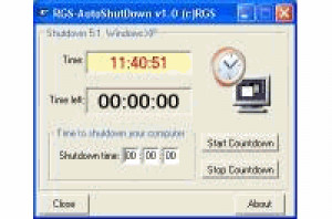 RGS-AutoShutDown - náhled