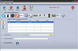Quick Media Converter - náhled