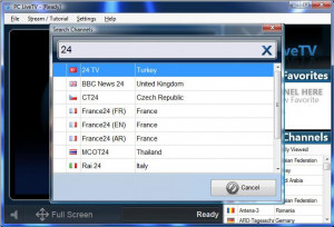 PC LiveTV - náhled