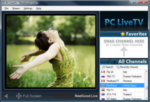 PC LiveTV - náhled