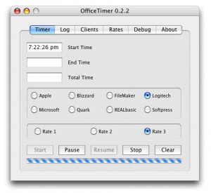 OfficeTimer - náhled