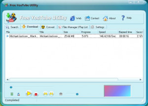 Free YouTube Utility - náhled