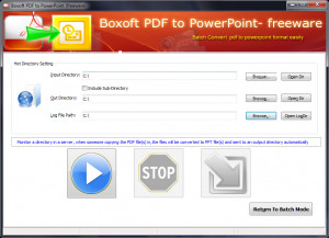 Boxoft PDF to PowerPoint - náhled
