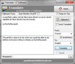 Translate - náhled