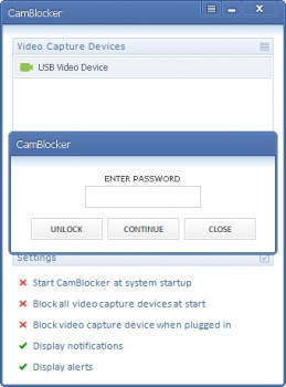 CamBlocker - náhled
