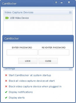 CamBlocker - náhled