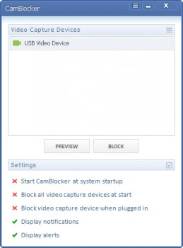 CamBlocker - náhled