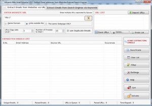 Web Email Extractor - náhled