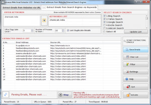 Web Email Extractor - náhled