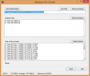 Whirlpool File Checker - náhled