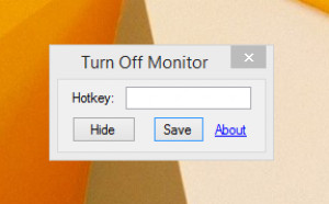 Turn Off Monitor - náhled