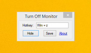 Turn Off Monitor - náhled