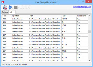 Free Temp File Cleaner - náhled