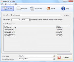 Weeny Free File Cutter - náhled