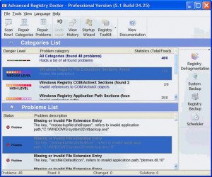 Advanced Registry Doctor Pro - náhled
