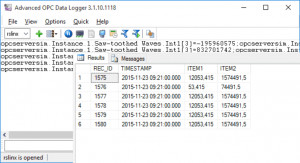 Advanced OPC Data Logger - náhled