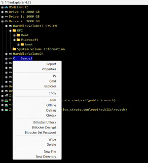 TreeExplorer - náhled