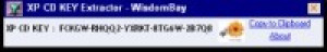 XP CD Key Extractor - náhled