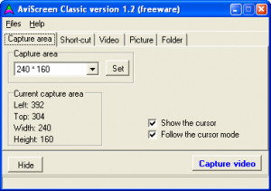 AviScreen Classic - náhled