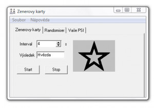 Zenerovy karty - náhled