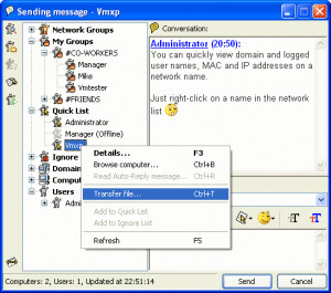 Bopup Messenger - náhled