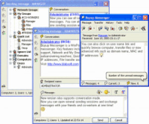 Bopup Messenger - náhled