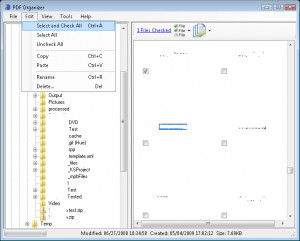 PDF Organizer - náhled
