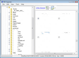 PDF Organizer - náhled